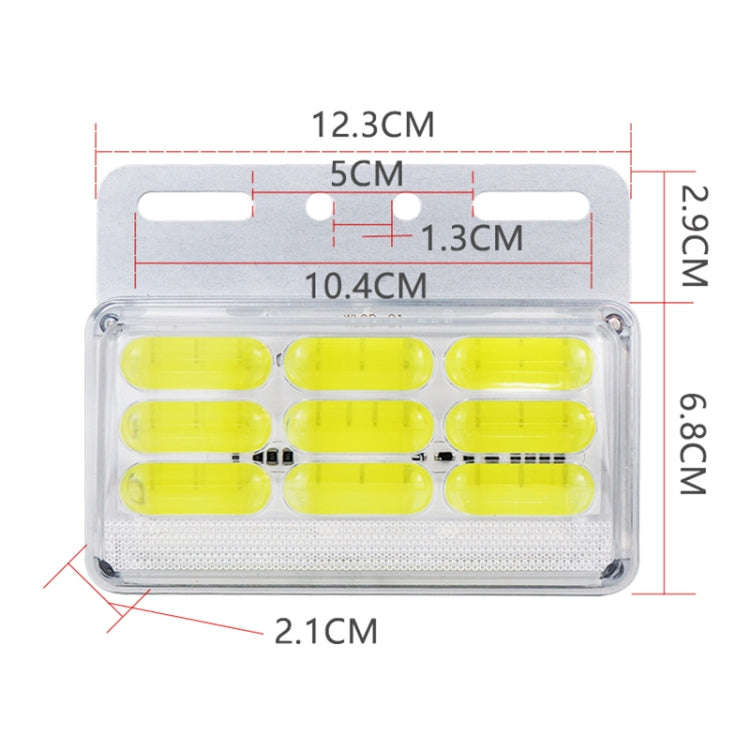 4 PCS ZS-9001 DC24V 9D Waterproof Car / Truck Side Marker Indicator Lights Bulb Lamp, Blue Light,...