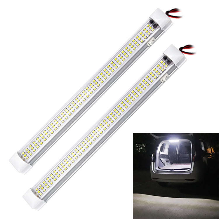 2 PCS ZS-3333 Side Switch Type 12-80V High Bright 108LEDs Car Dome Light Cabin Light Bar, ZS-3333...