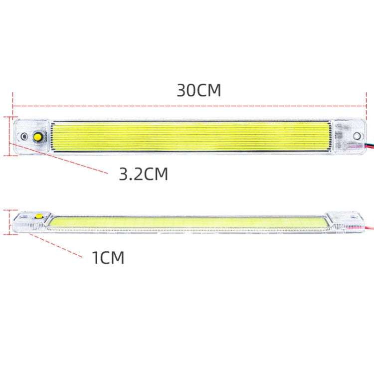 2 PCS ZS-3348 DC12-24V High Bright 84 COB Lamp Beads Car Dome Light Cabin Light Bar, ZS-3348