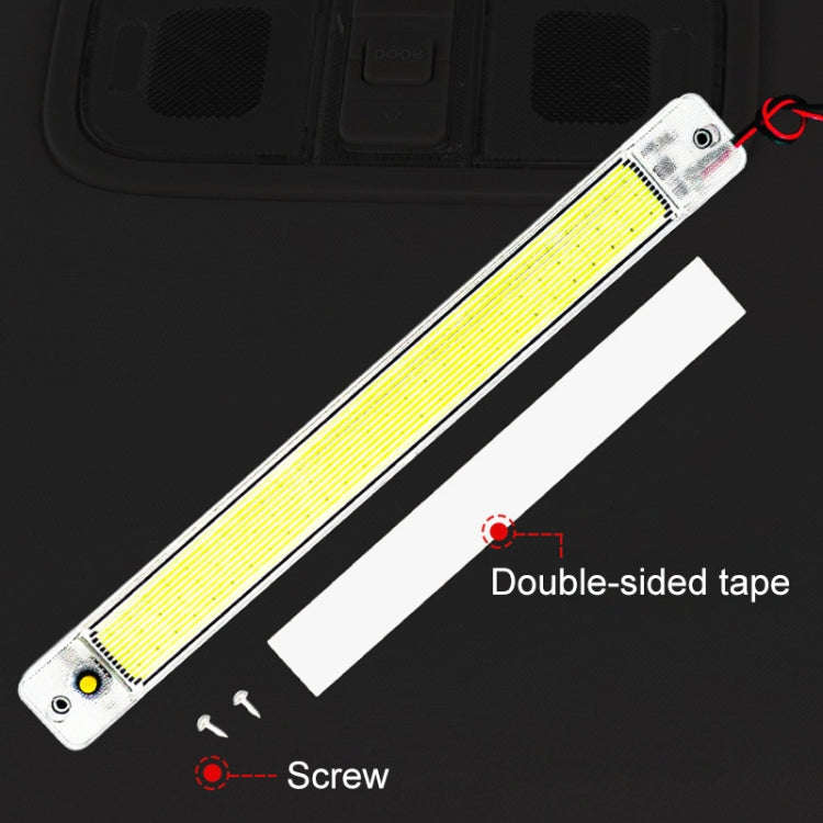 2 PCS ZS-3348 DC12-24V High Bright 84 COB Lamp Beads Car Dome Light Cabin Light Bar, ZS-3348