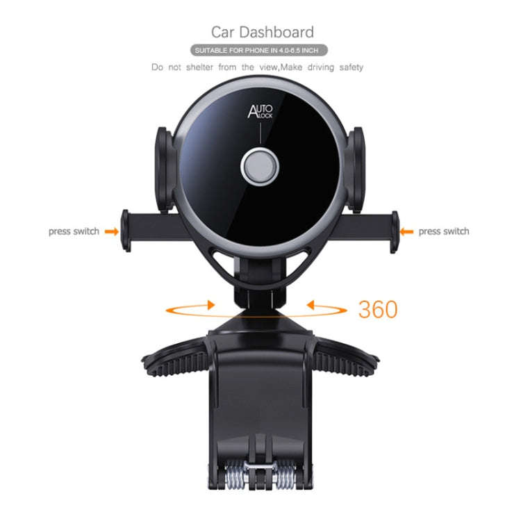 Car Multi-function Center Console Mobile Phone Holder with Number Plate, Mobile Phone Holder with...