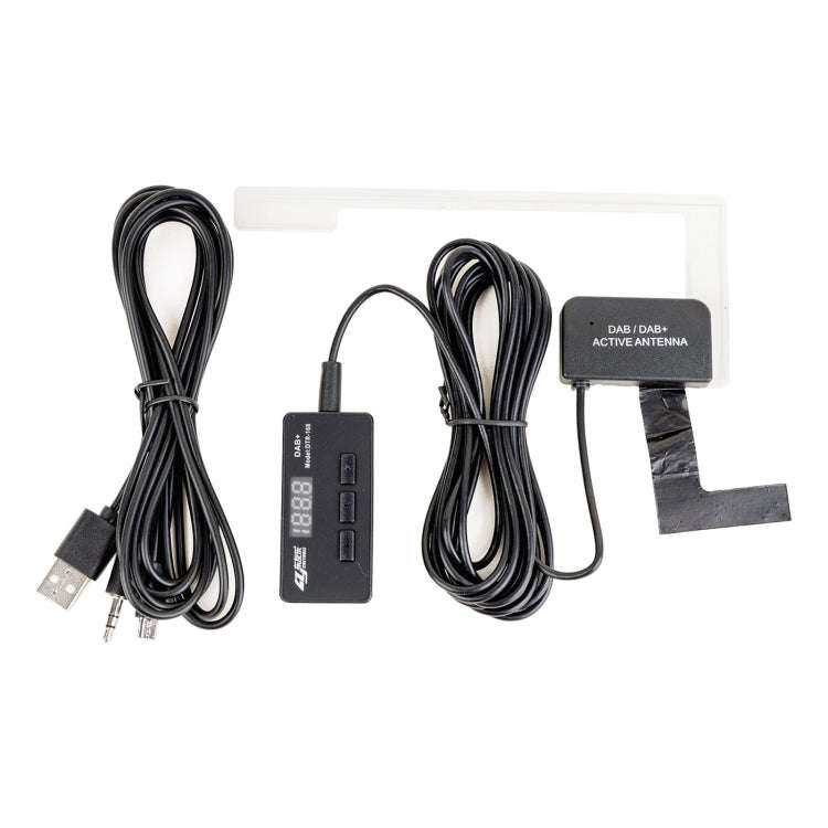 Car DAB+ Digital Broadcasting Receiver Box with FM Forwarding, DAB+ Receiver