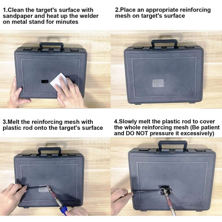 80W Electric Soldering Iron Plastic Welding Machine Car Bumper Repair Plier, US Plug, Bumper Repa...