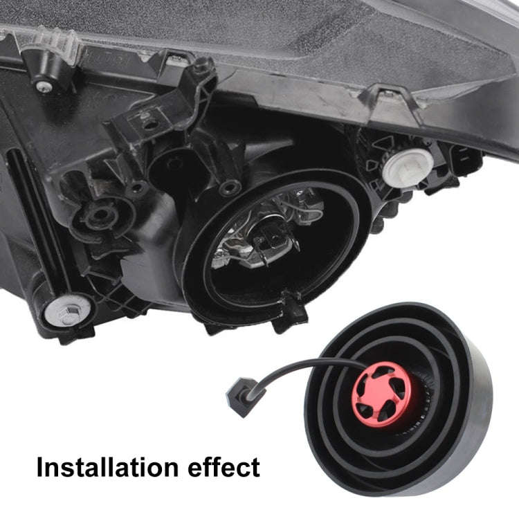 1 Pair C-1 Universal Headlight Soft Silicone Dust Cover, C-1