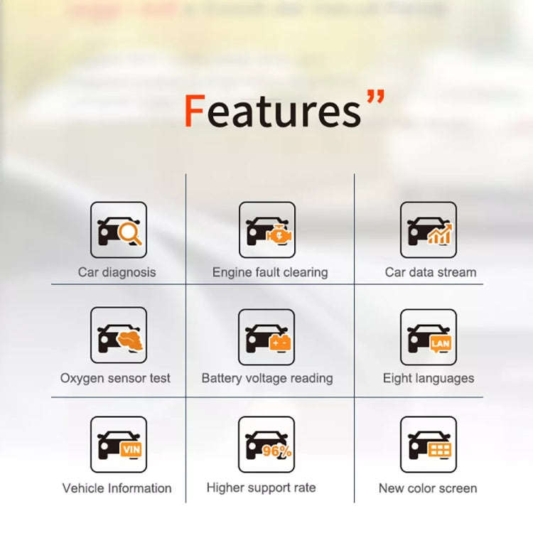 V317 Car Fault Detector OBD2 ELM327 Scanner Code Reader, V317