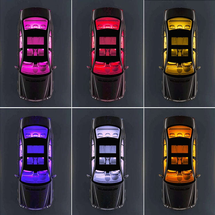 Y12 USB Car Colorful RGB Foot LED Atmosphere Light, Y12 USB
