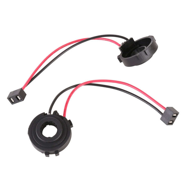 1 Pair TK-114B Car H7 Lamp Holder Socket with Cable, TK-114B
