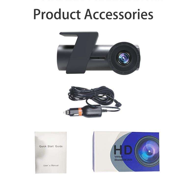 Car WiFi Single Camera Hidden 360 Degree Rotation Car Driving Recorder, WiFi Single Camera