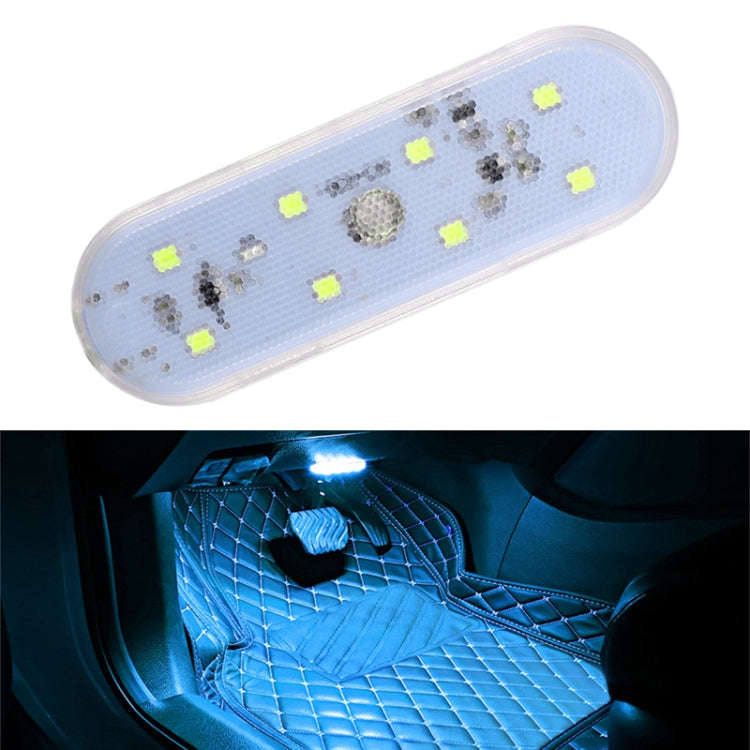 USB-C / Type-C Single Color Touch Switch Control Car Foot Ambient Light, Ice Blue Light, Pink Lig...