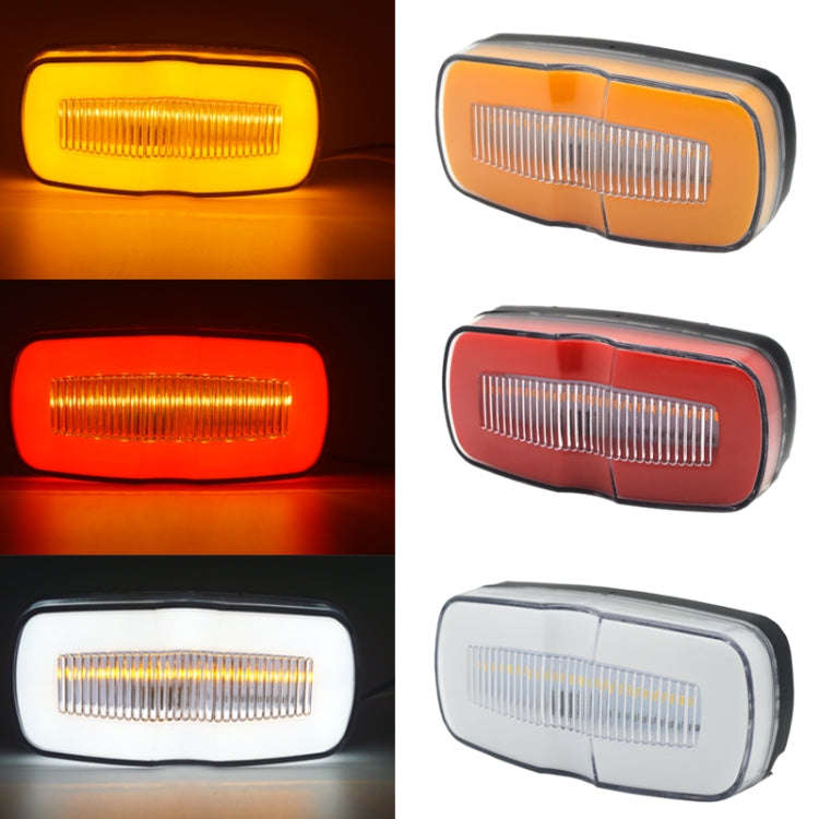 2 PCS MK-190 Truck LED Side Marker Light, MK-190 (Red Light), MK-190 (White Light), MK-190 (Yello...