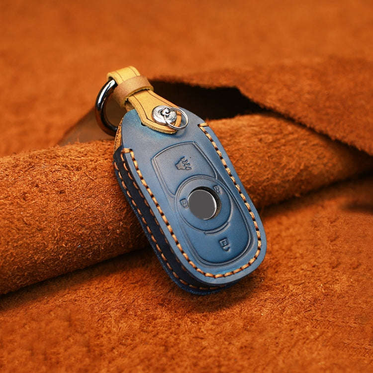 For Buick Car Cowhide Leather Key Protective Cover Key Case, Four Keys Version, For Buick, Four K...