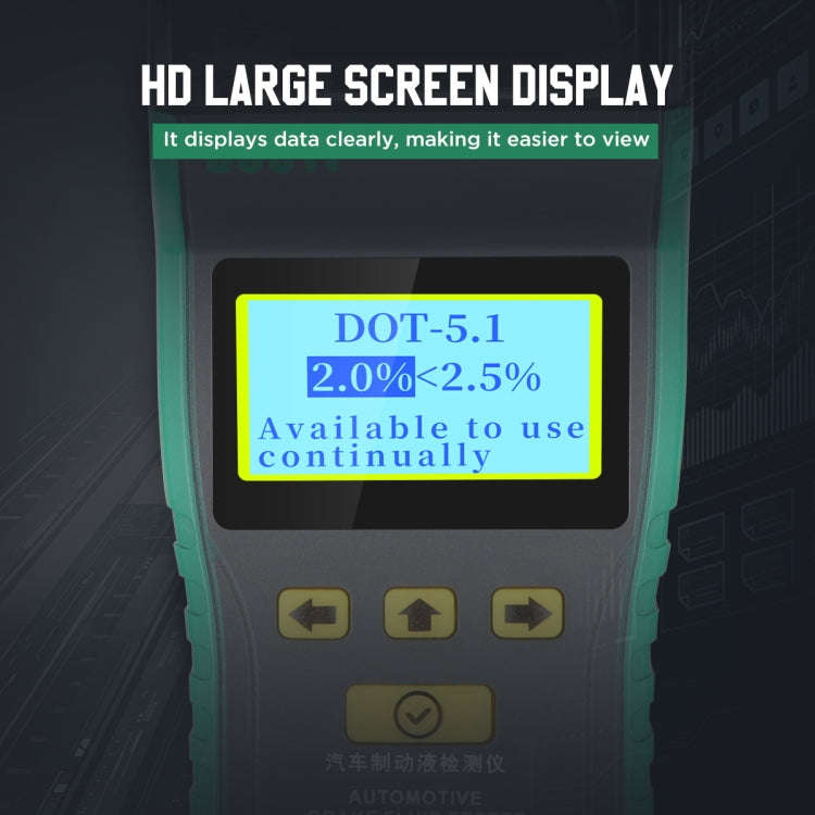 DUOYI DY23D Car Brake Fluid Detection Pen with Print Function, DY23D