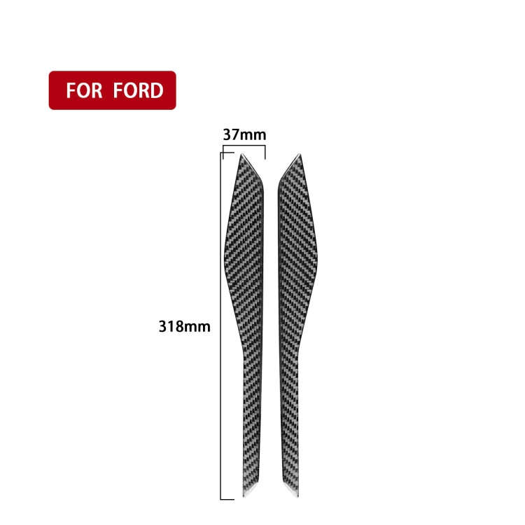Car Carbon Fiber Central Control Decorative Sticker for Ford Explorer 2013-2019, Left Drive, Cent...