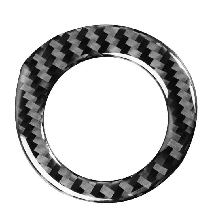 Car Carbon Fiber Ignition Key Ring Decorative Sticker for Toyota Corolla / Levin 2014-2018, Left ...