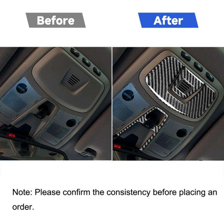 Car Carbon Fiber Reading Light A Decorative Sticker for Volvo XC90 2003-2014, Left and Right Driv...