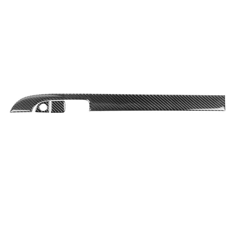 Carbon Fiber Car Co-pilot Storage Box Set Decorative Sticker for Dodge Challenger 2015 to Now, Le...