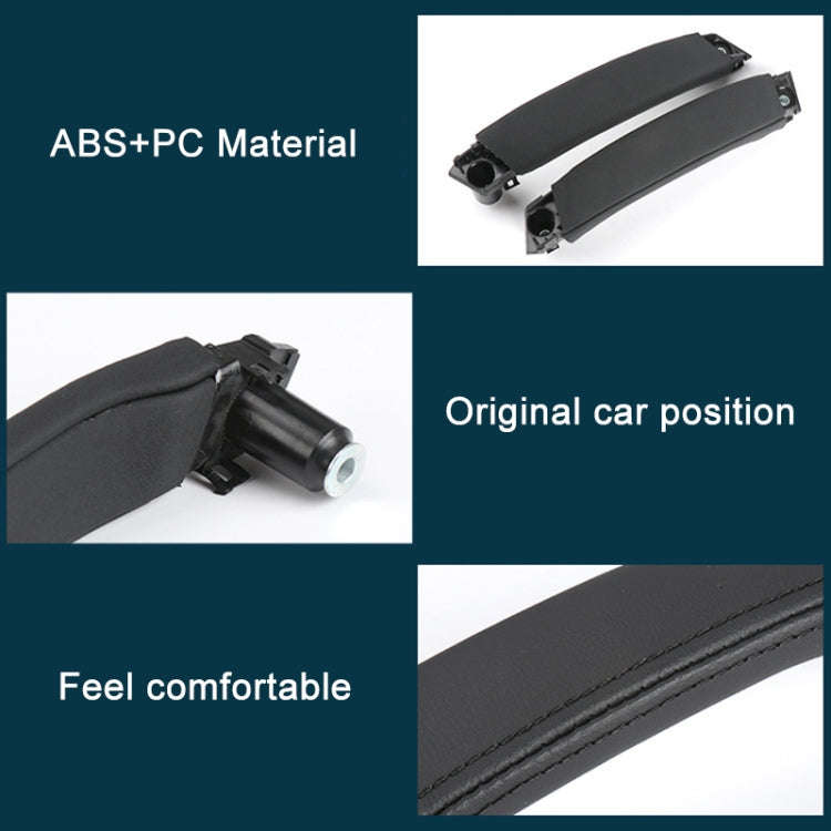 For Land Rover Discovery 2015-2019 Car Leather Texture Inside Door Left Handle, Left and Right  D...