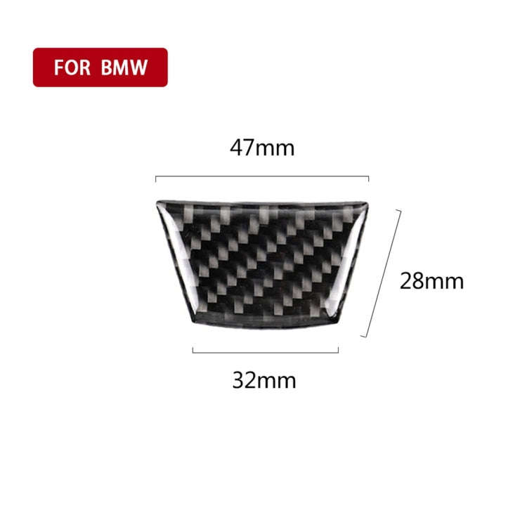 Little B Version Carbon Fiber Car Steering Wheel Decorative Sticker for BMW E90 2005-2012, Steeri...