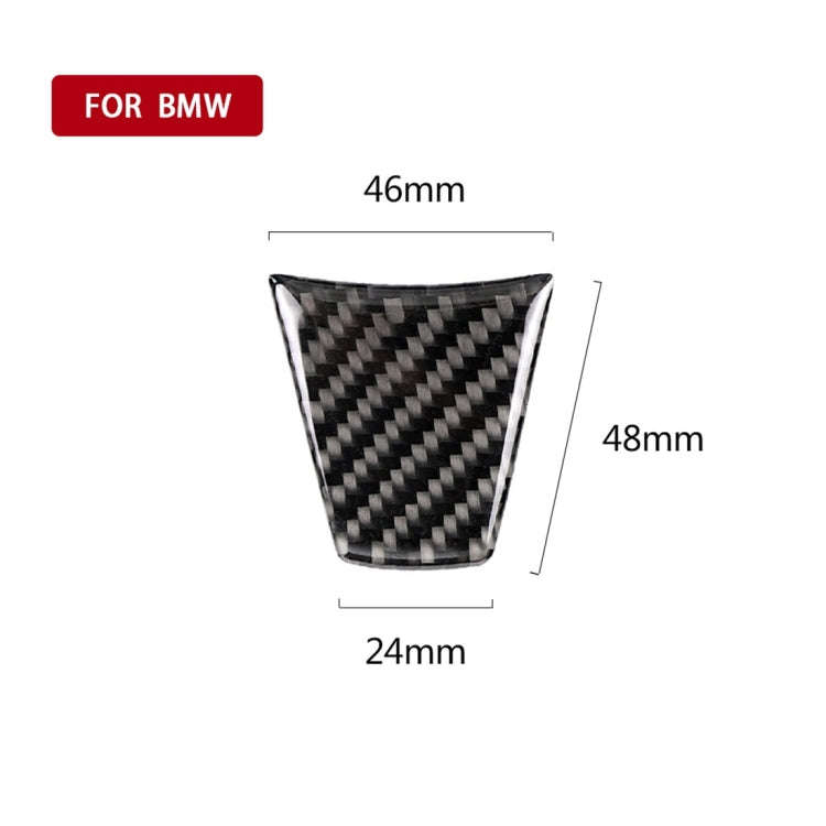 Large A Version Carbon Fiber Car Steering Wheel Decorative Sticker for BMW E90 2005-2012, Steerin...