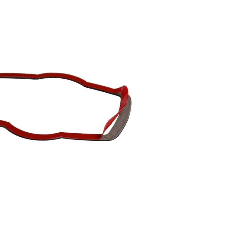 Yellow Red Color Carbon Fiber Car Headlight Switch Decorative Sticker for BMW E90 / E92 / E93 200...