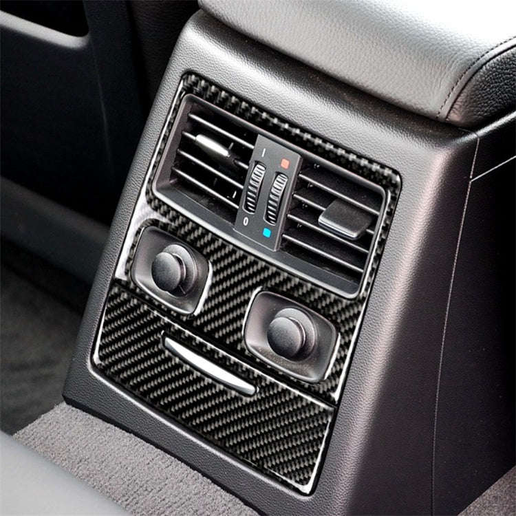 Carbon Fiber Car Rear Air Vent Combination Decorative Sticker with Hole for BMW E90 / E92 2005-20...