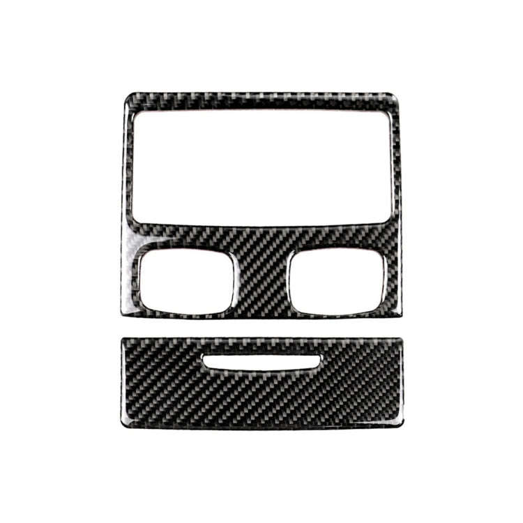 Carbon Fiber Car Rear Air Vent Combination Decorative Sticker with Hole for BMW E90 / E92 2005-20...