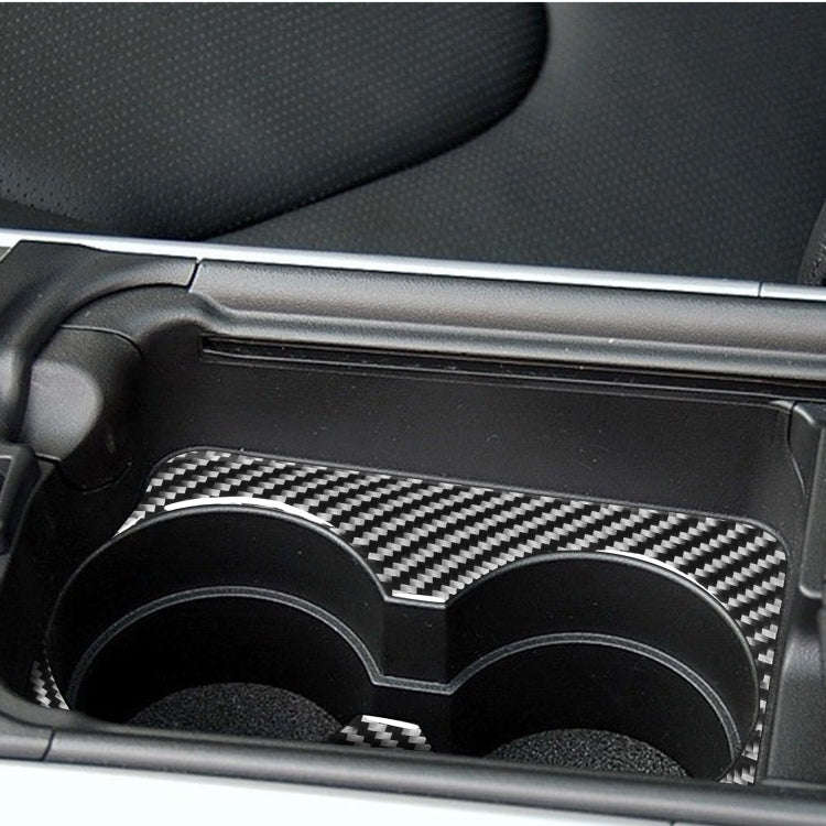 Car Carbon Fiber Handrail Cup Holder Decorative Sticker for Mazda RX8 2004-2008, Left Drive, Hand...