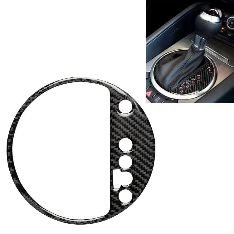 Car Carbon Fiber Gear Shift Position Panel Decorative Sticker for Audi TT 8n 8J MK123 TTRS 2008-2...
