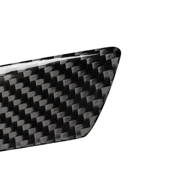 Car Carbon Fiber Passenger Seat Hand Box Switch Decorative Sticker for Audi A3 / 8V 2014-2019, Le...