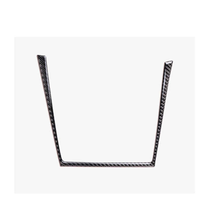 Car Carbon Fiber Water Cup Holder Decorative Sticker for BMW E70 X5 / E71 X6 2009-2013, Left Driv...