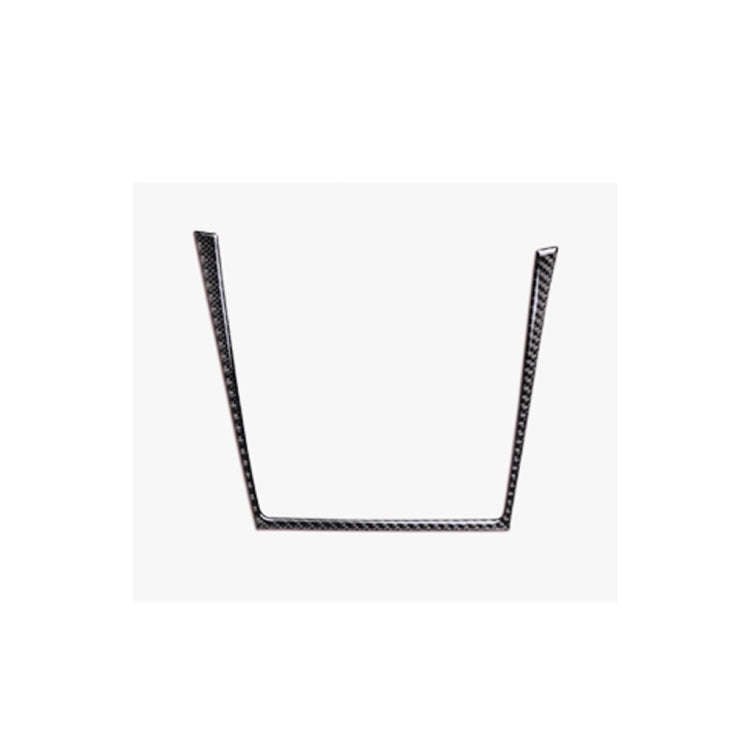 Car Carbon Fiber Water Cup Holder Decorative Sticker for BMW E70 X5 / E71 X6 2009-2013, Left Driv...