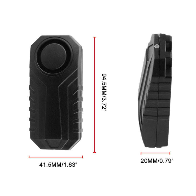 Wireless Anti-Theft Vibration Motorcycle Bicycle Waterproof Security Bike Alarm with Remote, MB-A...