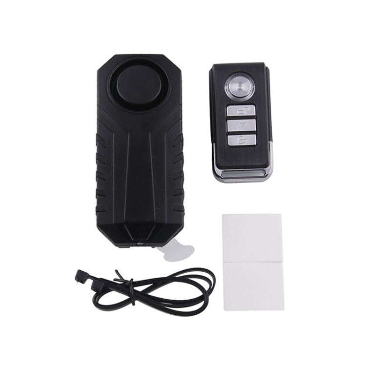 Wireless Anti-Theft Vibration Motorcycle Bicycle Waterproof Security Bike Alarm with Remote, MB-A...