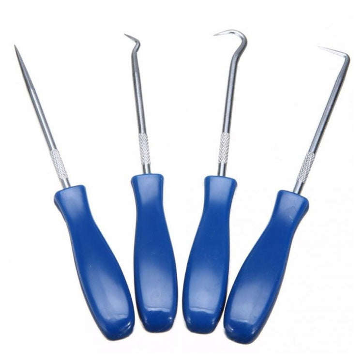 4 PCS Car Pick and Hook Set O Ring Oil Seal Gasket Puller Remover Craft Hand Tool Car Remover Too...