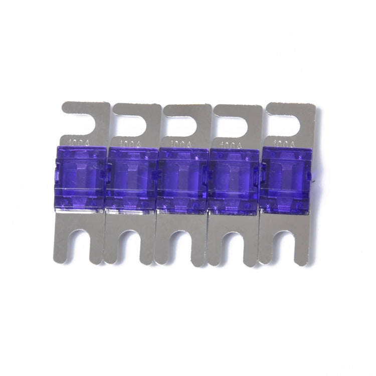 5 PCS Car Audio AFS Mini ANL 100Amp Fuse Nicked Plated, 100Amp