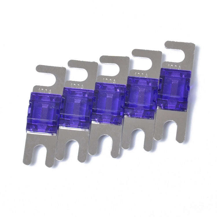 5 PCS Car Audio AFS Mini ANL 100Amp Fuse Nicked Plated, 100Amp
