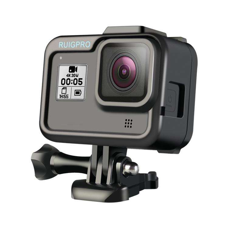 RUIGPRO for GoPro HERO8 Black Standard Border PC ABS Frame Mount Protective Case