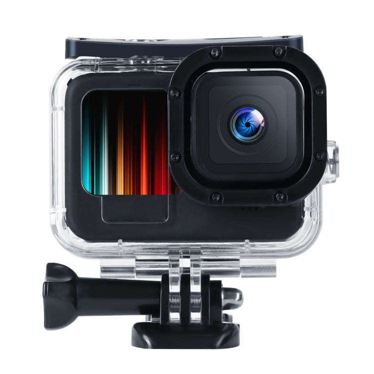 45m Waterproof Housing Protective Case with Buckle Basic Mount & Screw For GoPro HERO10 Black / H...