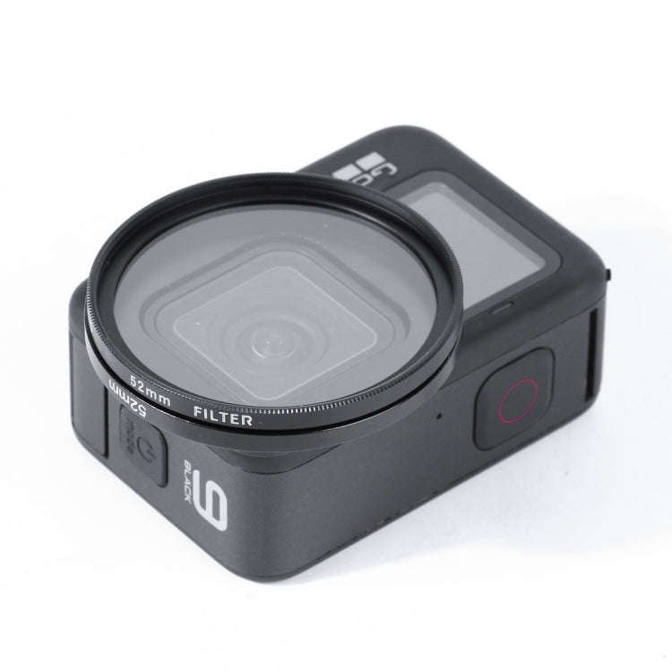 RUIGPRO for GoPro HERO10 Black / HERO9 Black Professional 52mm CPL Lens Filter with Filter Adapte...