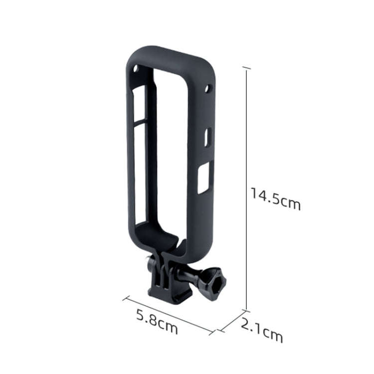 PC Plastic Protective Frame Mount Cage with Tripod Base Adapter for Insta360 One X2, For Insta360...