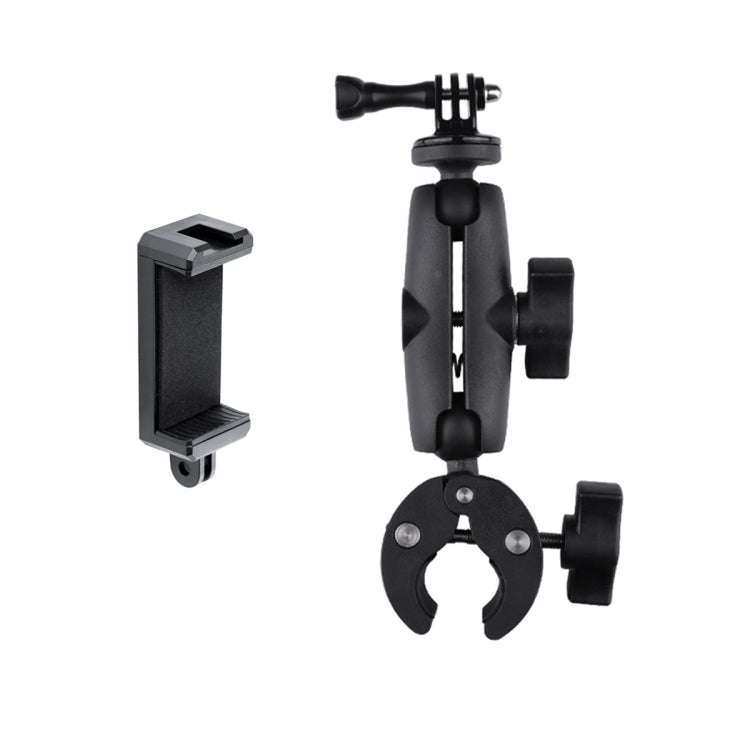 Extended Version 360 Rotation Adjustable Clamp Plier Base Holder with Phone Clamp, Extended Versi...