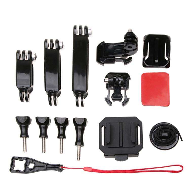 Helmet Front Mount Bundle Set for GoPro, Insta360, DJI and Other Action Cameras, Mount Bundle Set