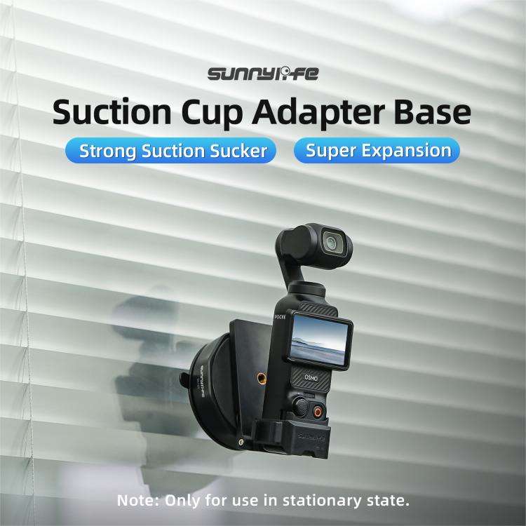 Sunnylife Universal Suction Cup Adapter Base Strong Suction Sucker for Action Camera