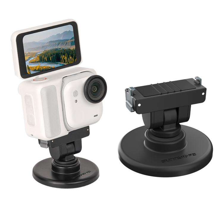 For Insta360 GO Ultra Sunnylife Quick-Release Magnetic Base Mount 1/4 180 Tilt Adjustable Tableto...