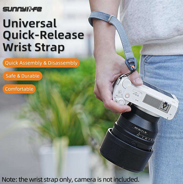 Sunnylife Universal Quick-Release Wrist Strap Adjustable Wrist Lanyard Soft Safe Rope for Action ...