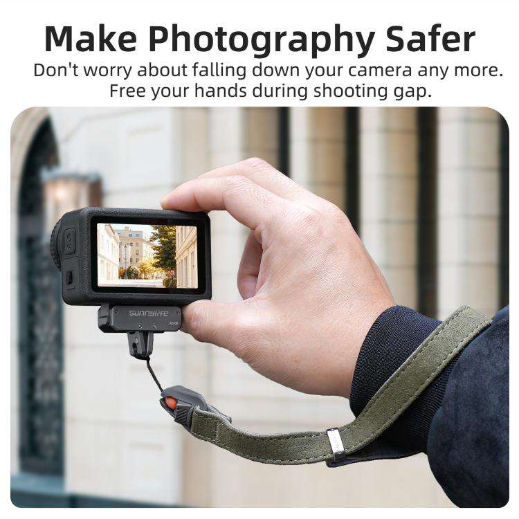 Sunnylife Universal Quick-Release Wrist Strap Adjustable Wrist Lanyard Soft Safe Rope for Action ...