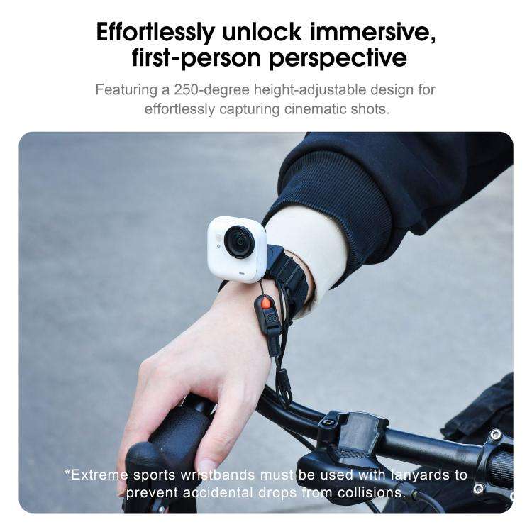 For Insta360 GO Ultra STARTRC Quick Release Fixed Adapter Mount Wristband, For Insta360 GO Ultra