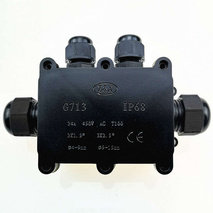 G713 IP68 Waterproof Four-way Junction Box for Protecting Circuit Board, G713-4P