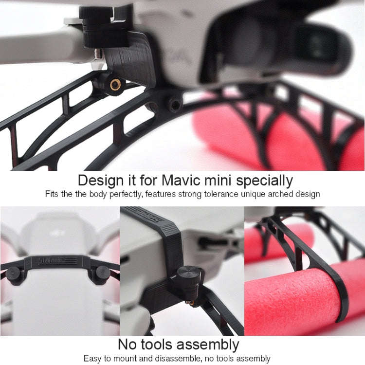 STARTRC Buoyancy Rod Absorbing Height Extender Landing Bracket for DJI Mavic 2 mini, For DJI Mavi...