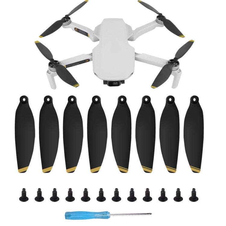 8 PCS/Set Sunnylife 4726F Low Noise Quick-release Wing Propellers for DJI Mini 2, For DJI Mini 2 ...